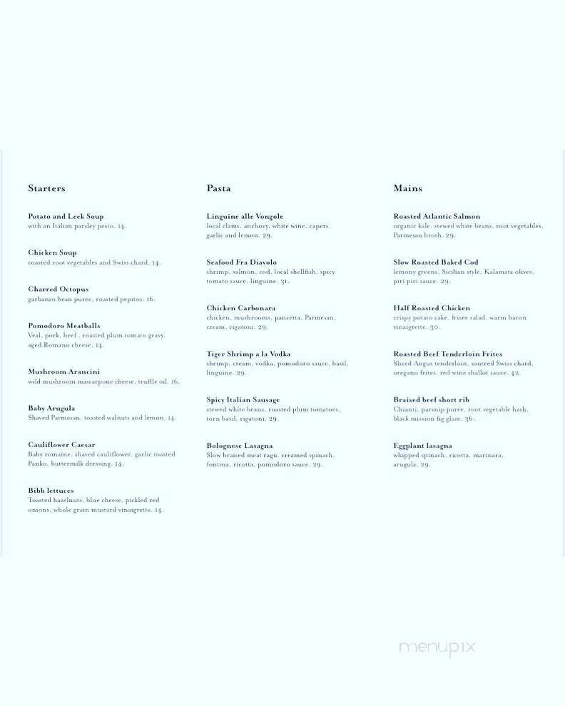 Sal's Place - Provincetown, MA menu_pic