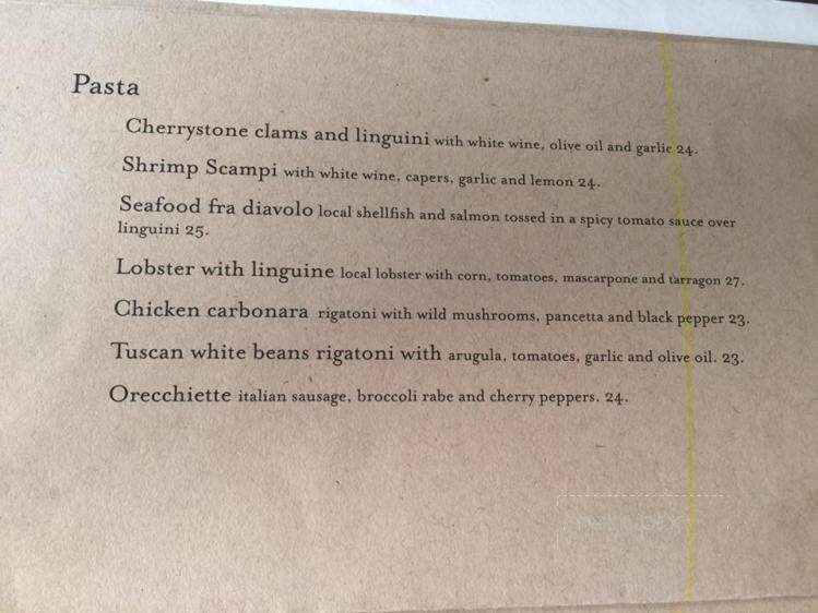 Sal's Place - Provincetown, MA menu_pic