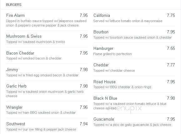 Uptown - Wadena, MN menu_pic