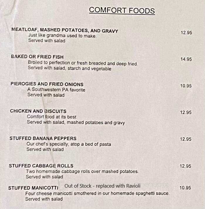 Dolfi's Restaurant - Masontown, PA menu_pic