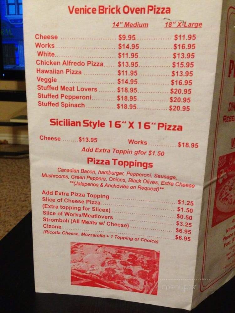 Venice Pizza & Pasta - Newark, TX