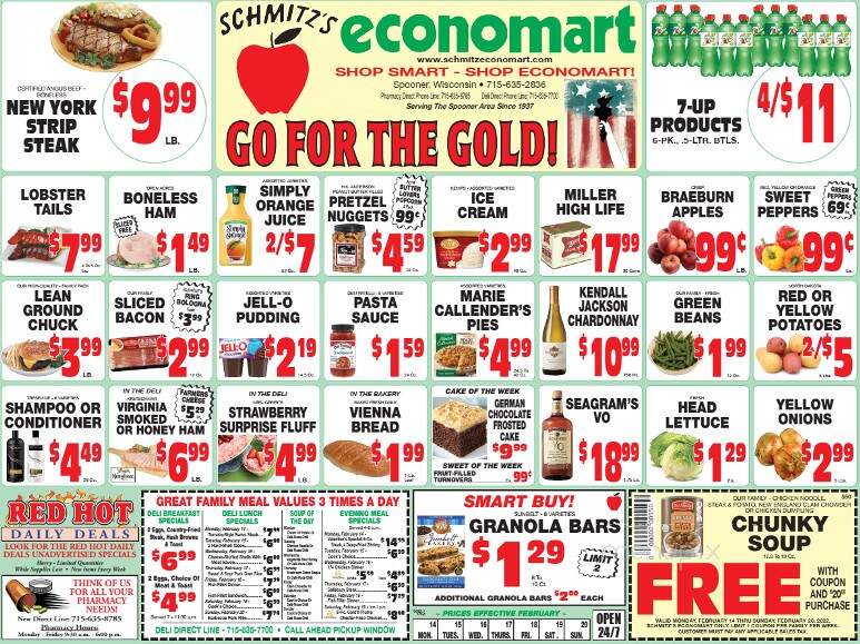 Schmitz's Economart - Spooner, WI menu_pic
