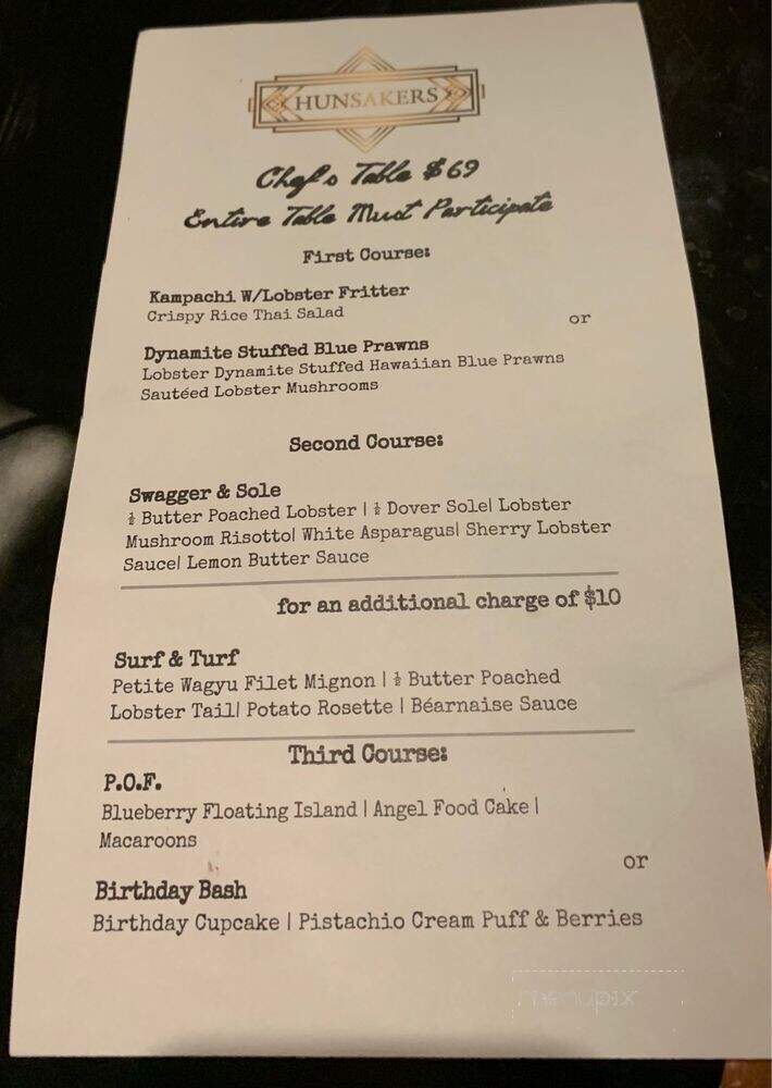 Vincent's Restaurant - Escondido, CA menu_pic