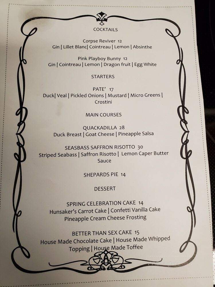 Vincent's Restaurant - Escondido, CA menu_pic