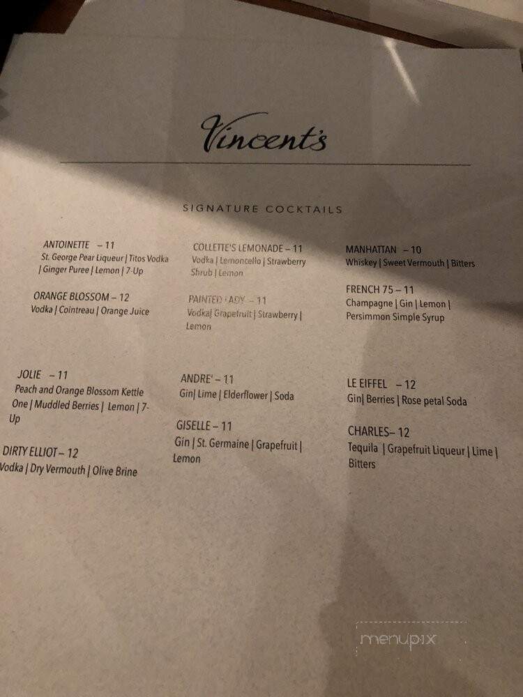Vincent's Restaurant - Escondido, CA