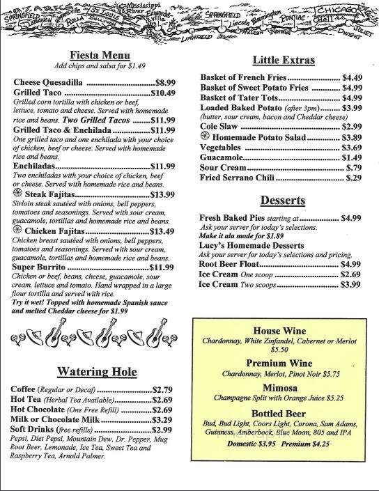 Wagon Wheel - Needles, CA menu_pic