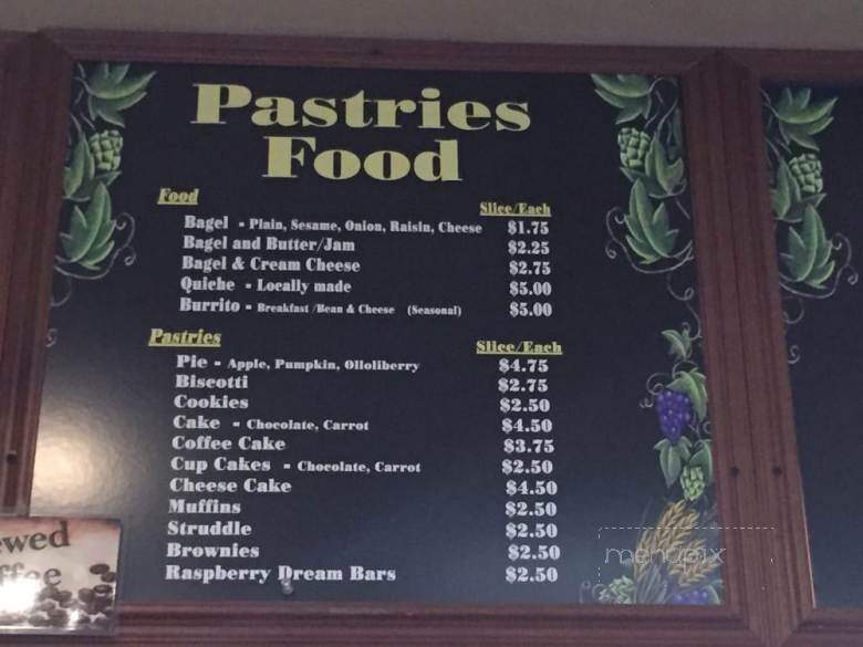 Mr Toots Coffeehouse - Capitola, CA menu_pic