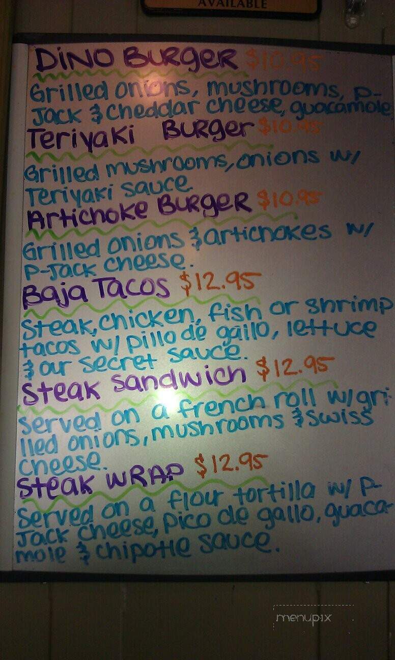 J J's Homemade Burgers - San Juan Bautista, CA menu_pic