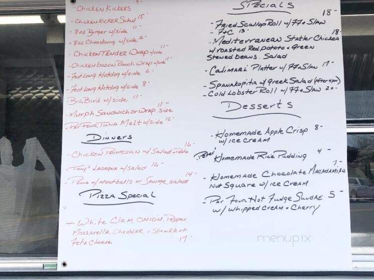 Par Four Restaurant - Groton, CT menu_pic