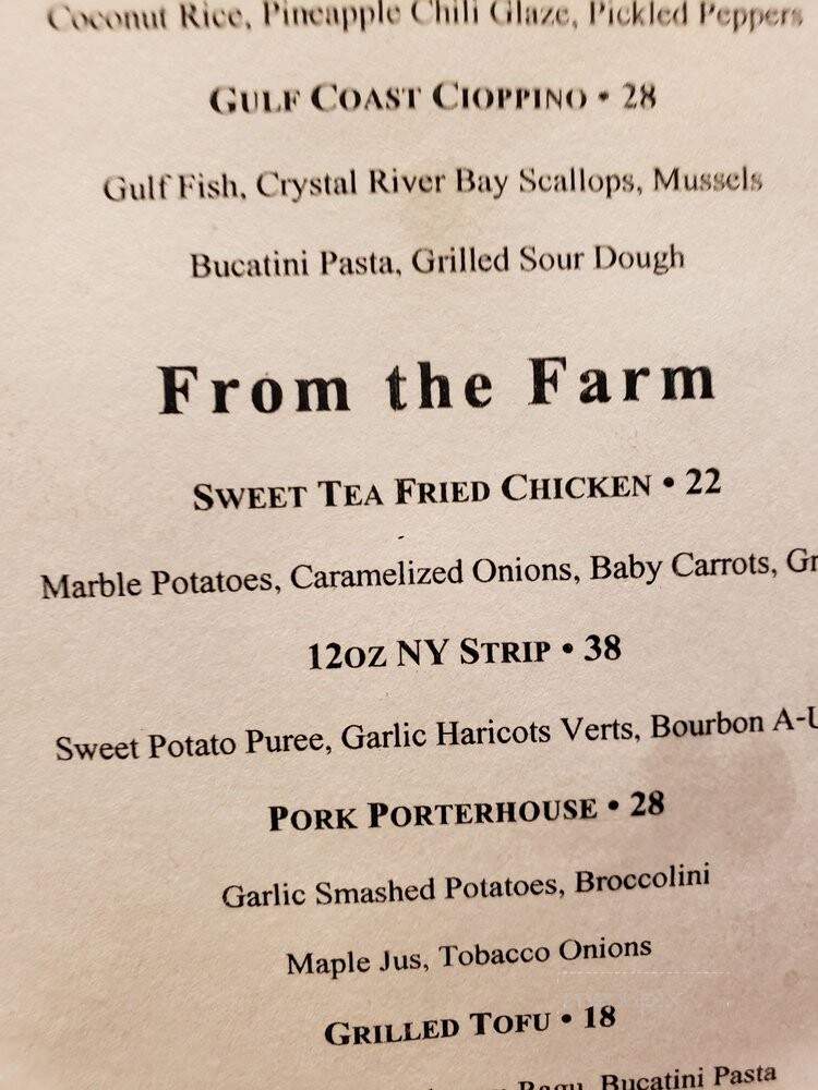 Rowe Bar - Saint Pete Beach, FL menu_pic