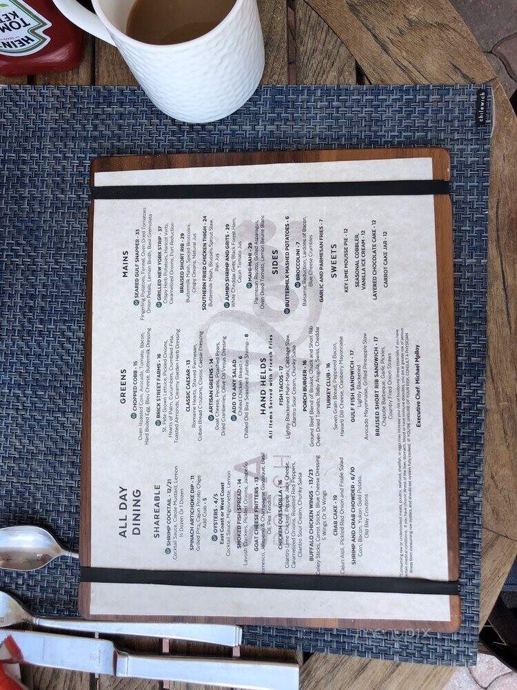 Rowe Bar - Saint Pete Beach, FL menu_pic
