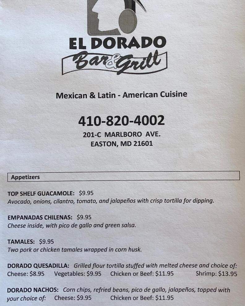 El Dorado Bar & Grill - Easton, MD