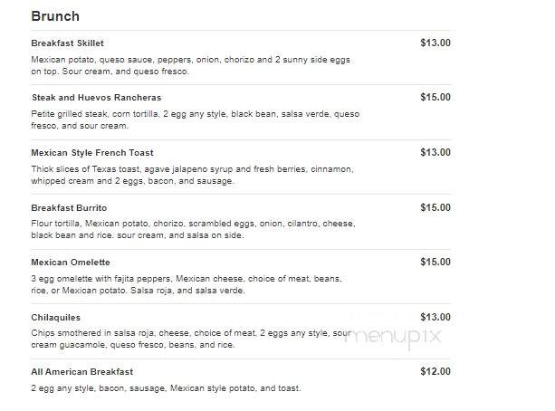 Pequeno Cantina - Detroit, MI menu_pic
