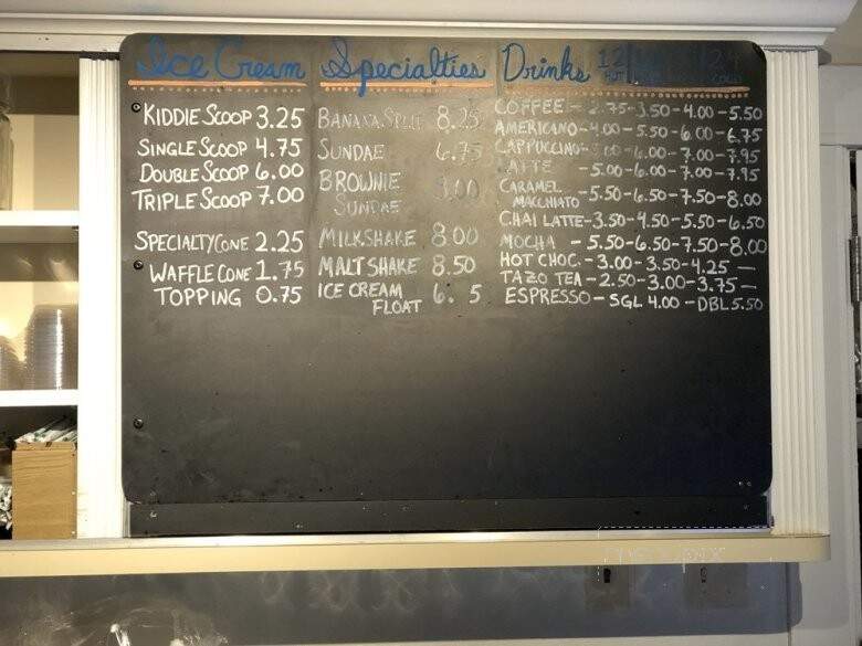 Uncle Andy's Ice Cream Parlor at The Don CeSar - St Pete Beach, FL menu_pic