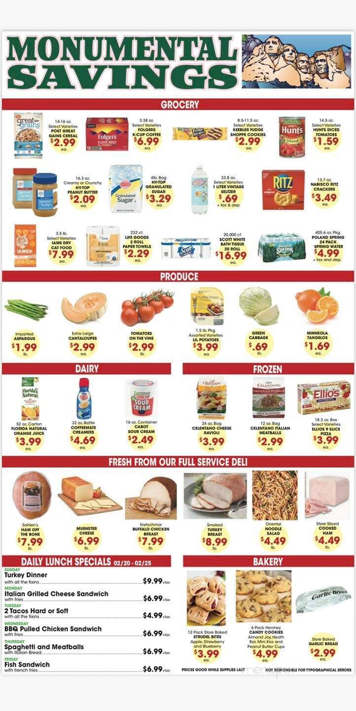 Bosco & Geers - Oswego, NY menu_pic