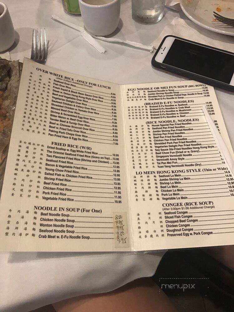 Orient - Bethpage, NY menu_pic