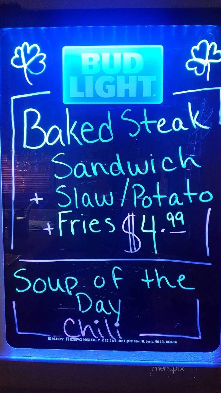 Lucky's Tavern - Findlay, OH menu_pic