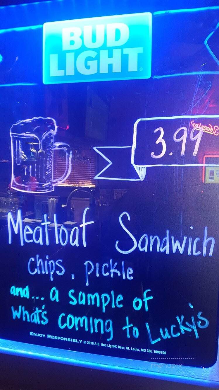 Lucky's Tavern - Findlay, OH menu_pic