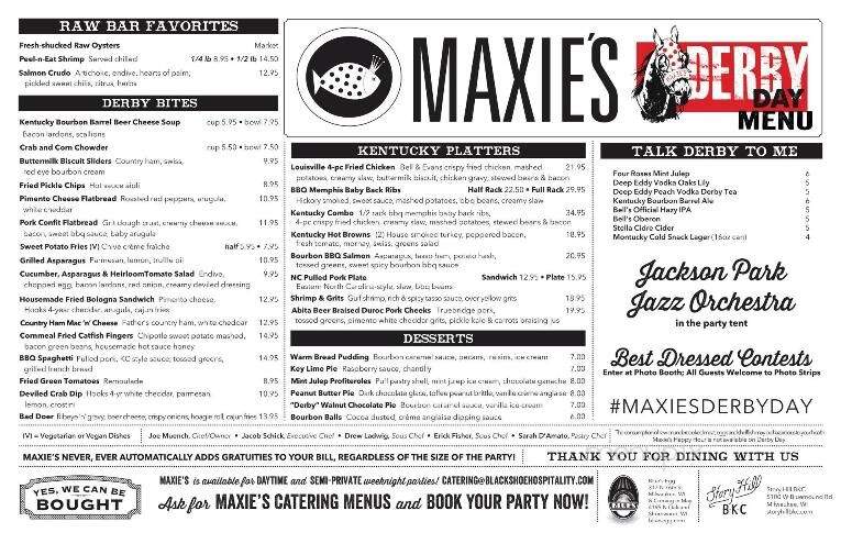 Maxie's Southern Comfort - Milwaukee, WI menu_pic