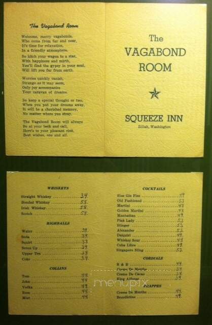Squeeze Inn Restaurant - Zillah, WA