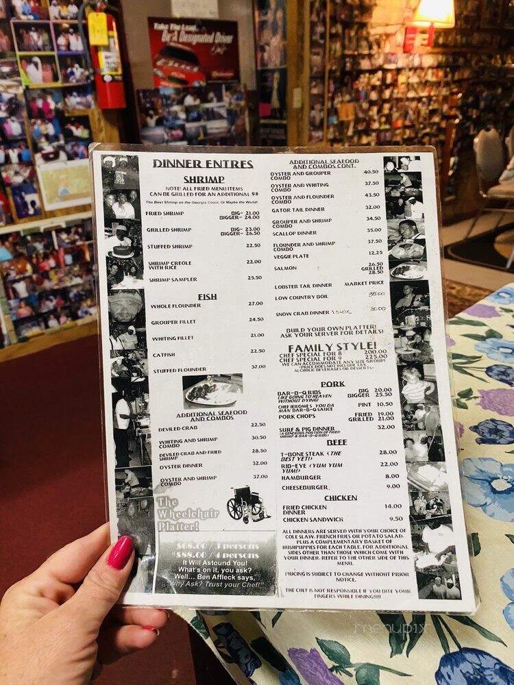 Old School Diner - Townsend, GA menu_pic