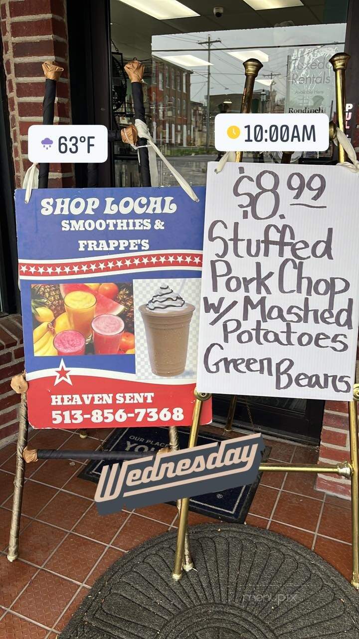 Heaven Sent - Hamilton, OH menu_pic