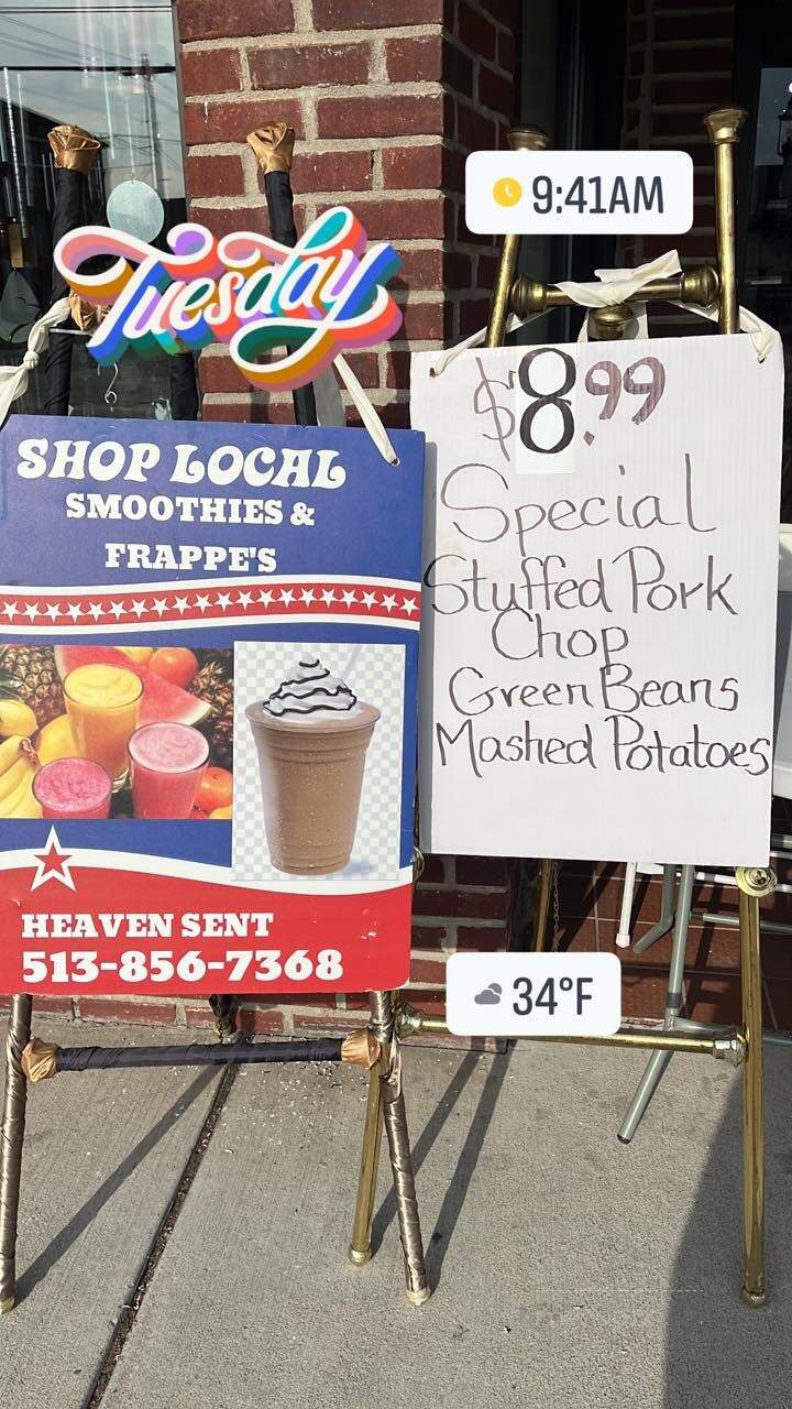 Heaven Sent - Hamilton, OH menu_pic