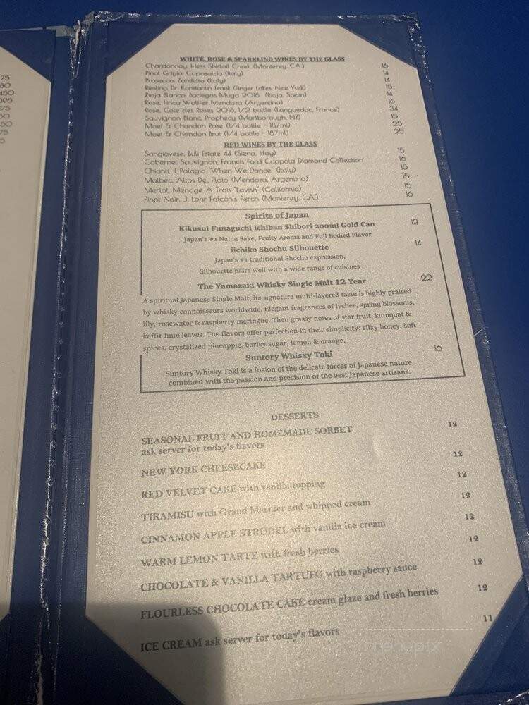 Blue Note Jazz Club and Restaurant - New York, NY menu_pic