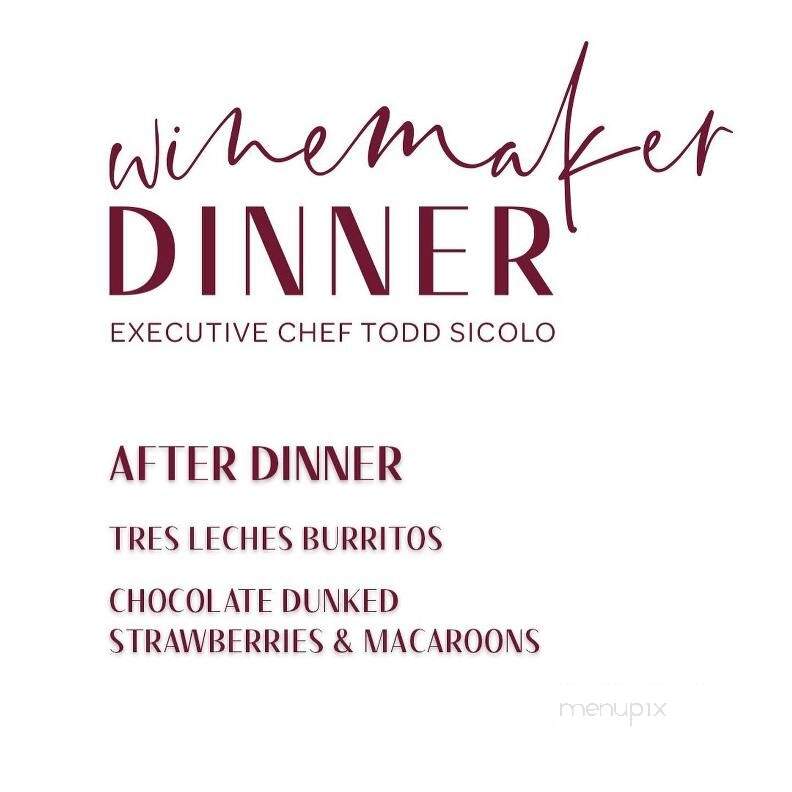 Westward Look Resort - Tucson, AZ menu_pic