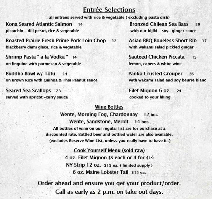 Mystic Fish Seafood Grill - Palm Harbor, FL menu_pic