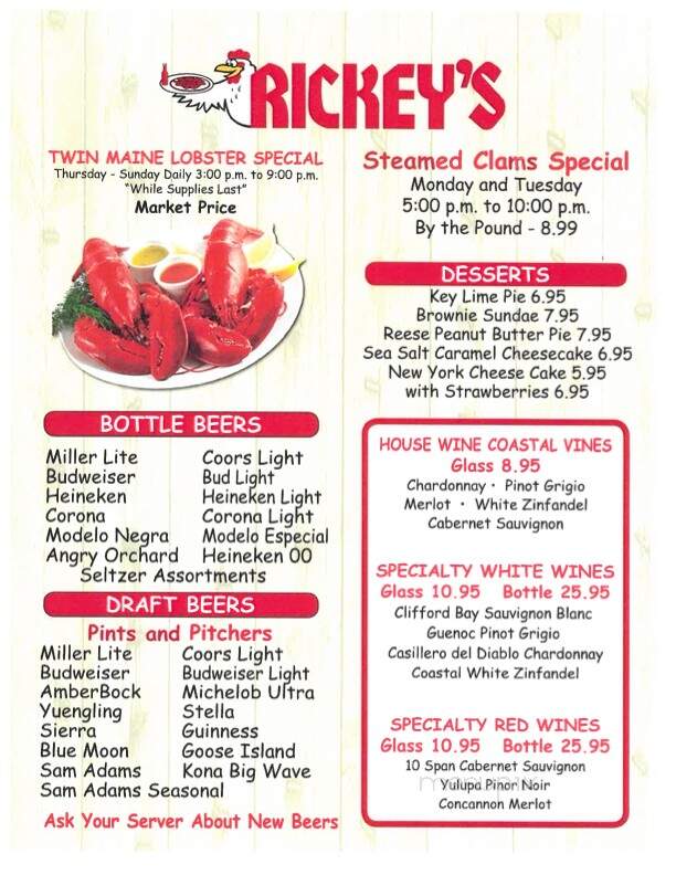 Rickey's Restaurant & Lounge - Hollywood, FL