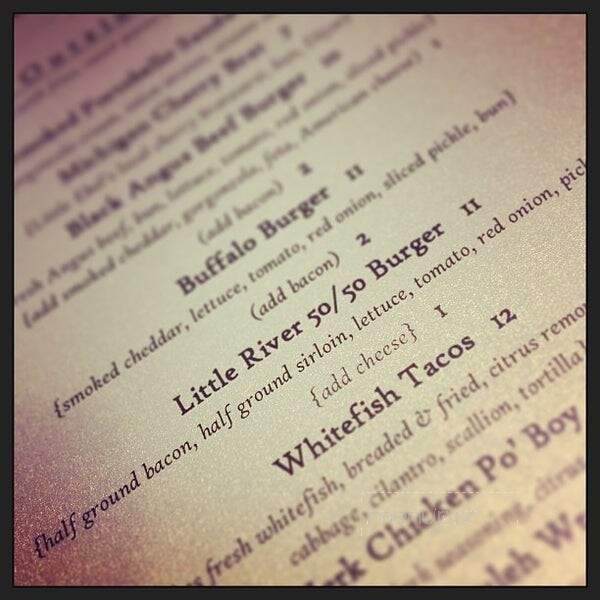 Little River Casino - Manistee, MI menu_pic