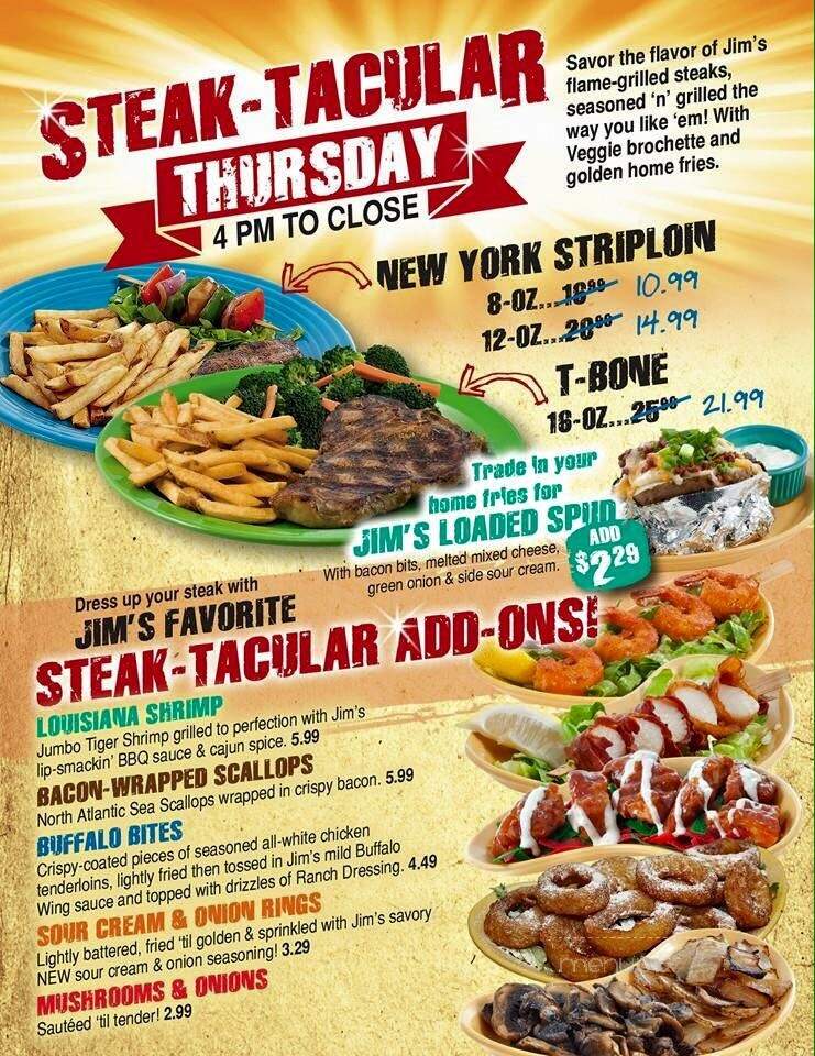 Jungle Jims Restaurant - Yarmouth, NS menu_pic