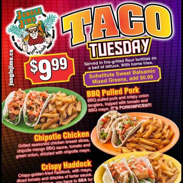 Jungle Jims Restaurant - Yarmouth, NS menu_pic