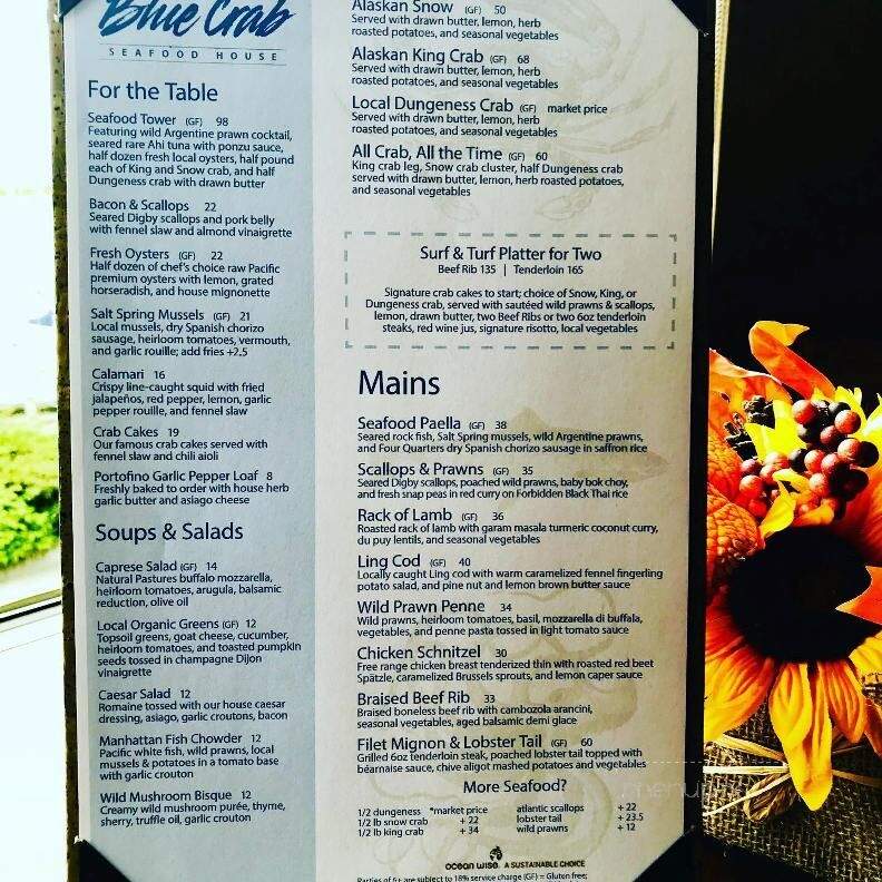 Blue Crab Bar & Grill - Victoria, BC