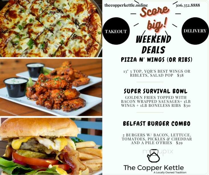 The Copper Kettle Restaurant - Regina, SK menu_pic