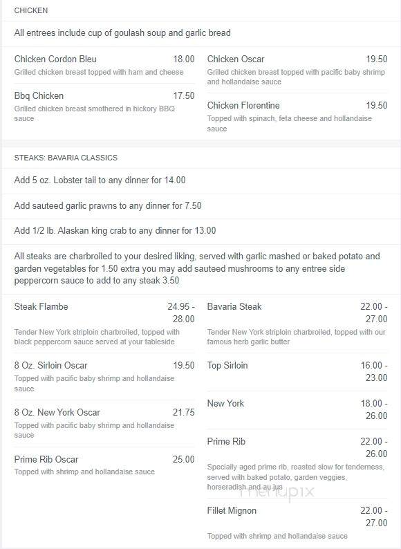 Bavaria Restaurant - Abbotsford, BC