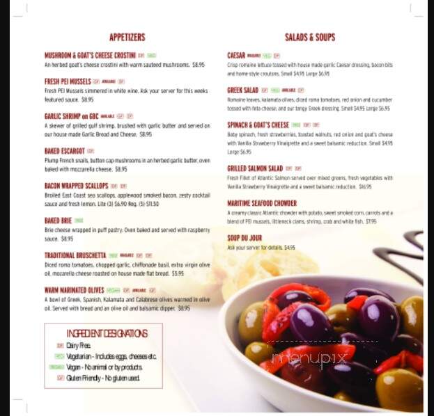 Al Dente Fresh Pasta - Brantford, ON menu_pic