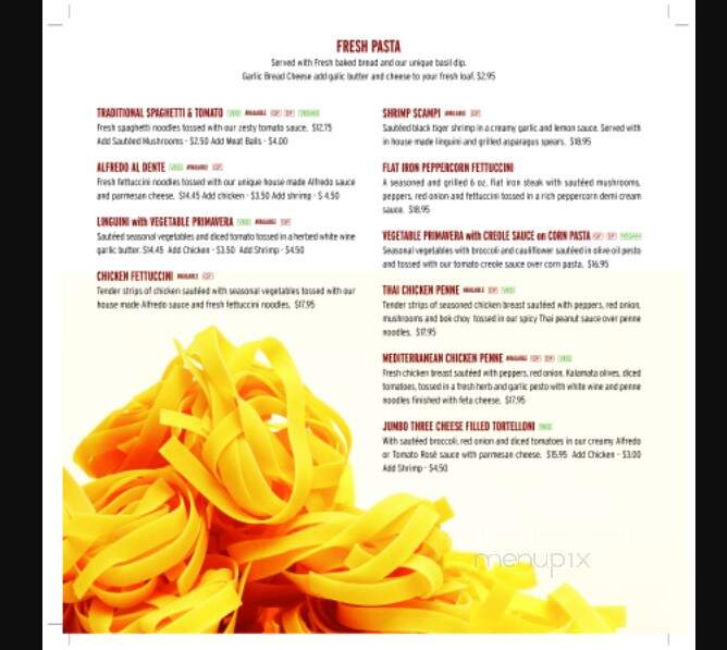 Al Dente Fresh Pasta - Brantford, ON menu_pic