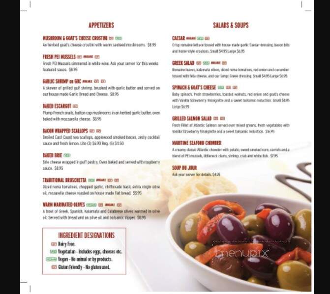 Al Dente Fresh Pasta - Brantford, ON menu_pic