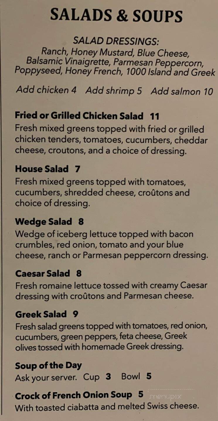 Tom's Grille - Murray, KY menu_pic