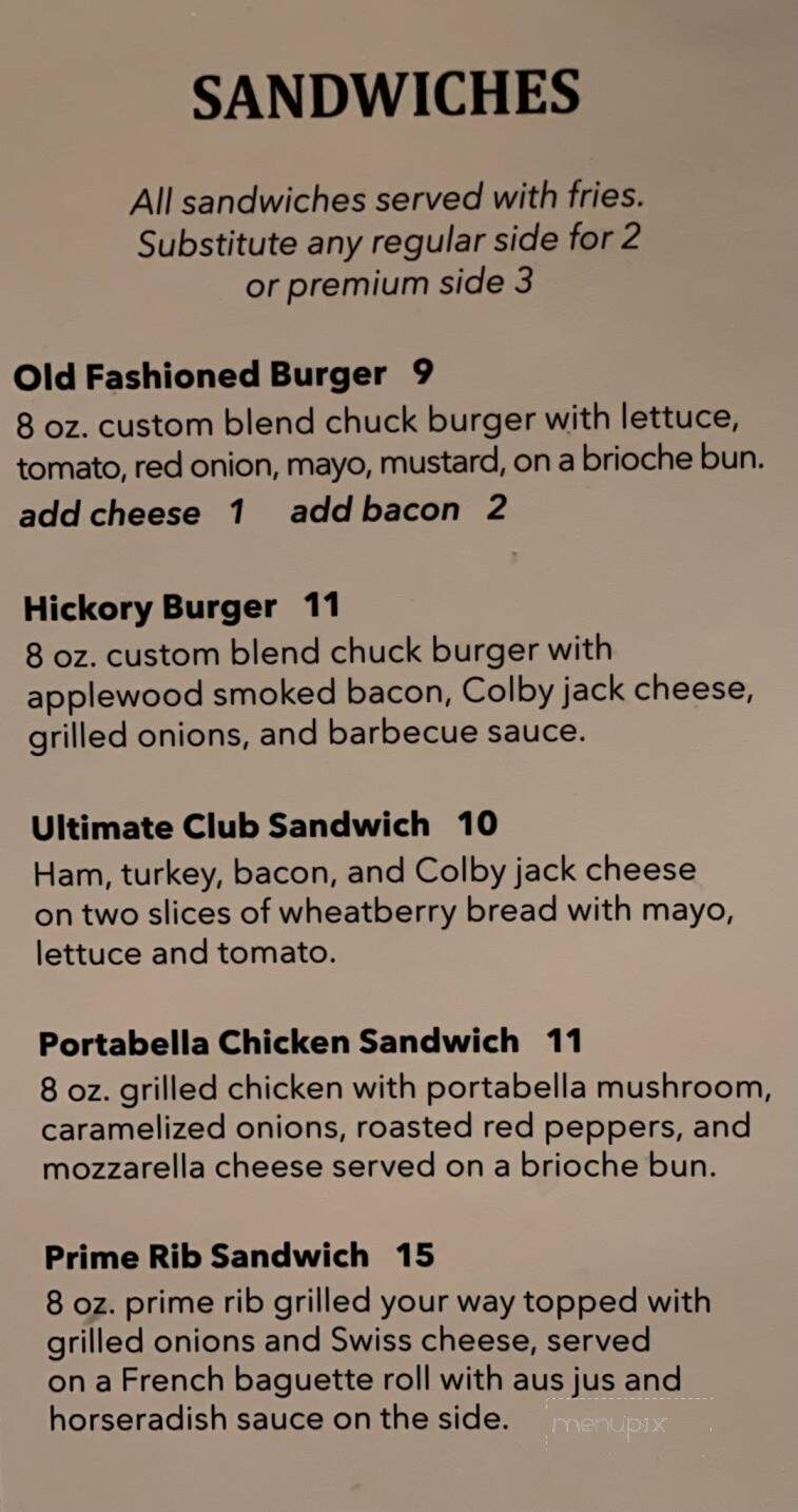 Tom's Grille - Murray, KY menu_pic