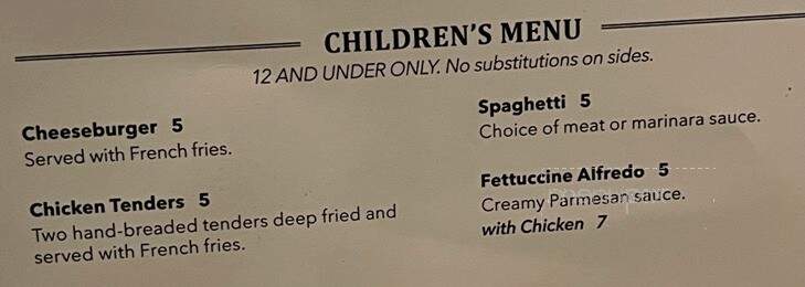Tom's Grille - Murray, KY menu_pic