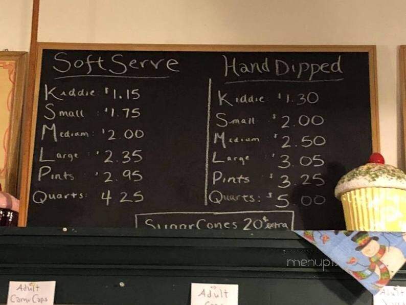 Nutter's Ice Cream - Sharpsburg, MD menu_pic