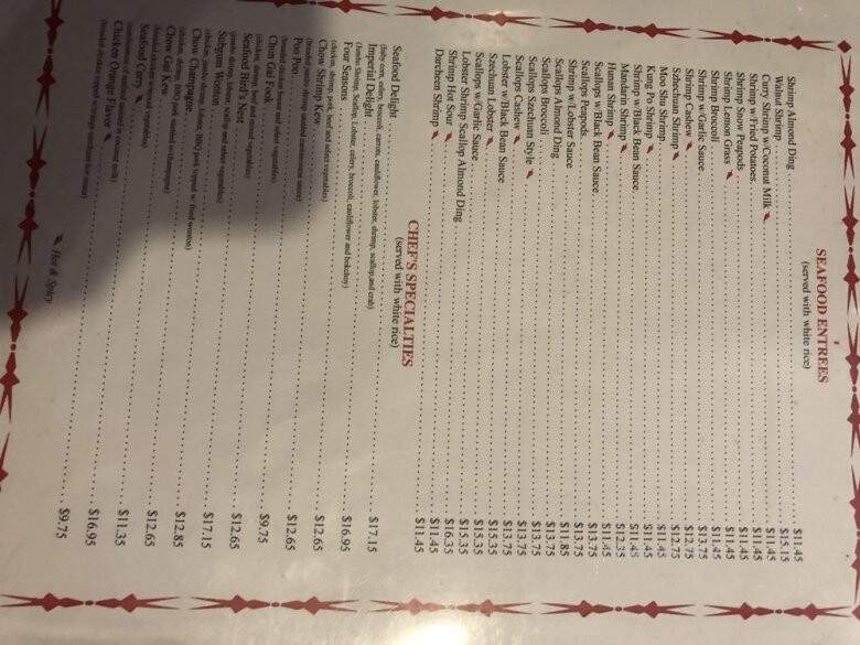 China Star Family Restaurant - Hermantown, MN menu_pic