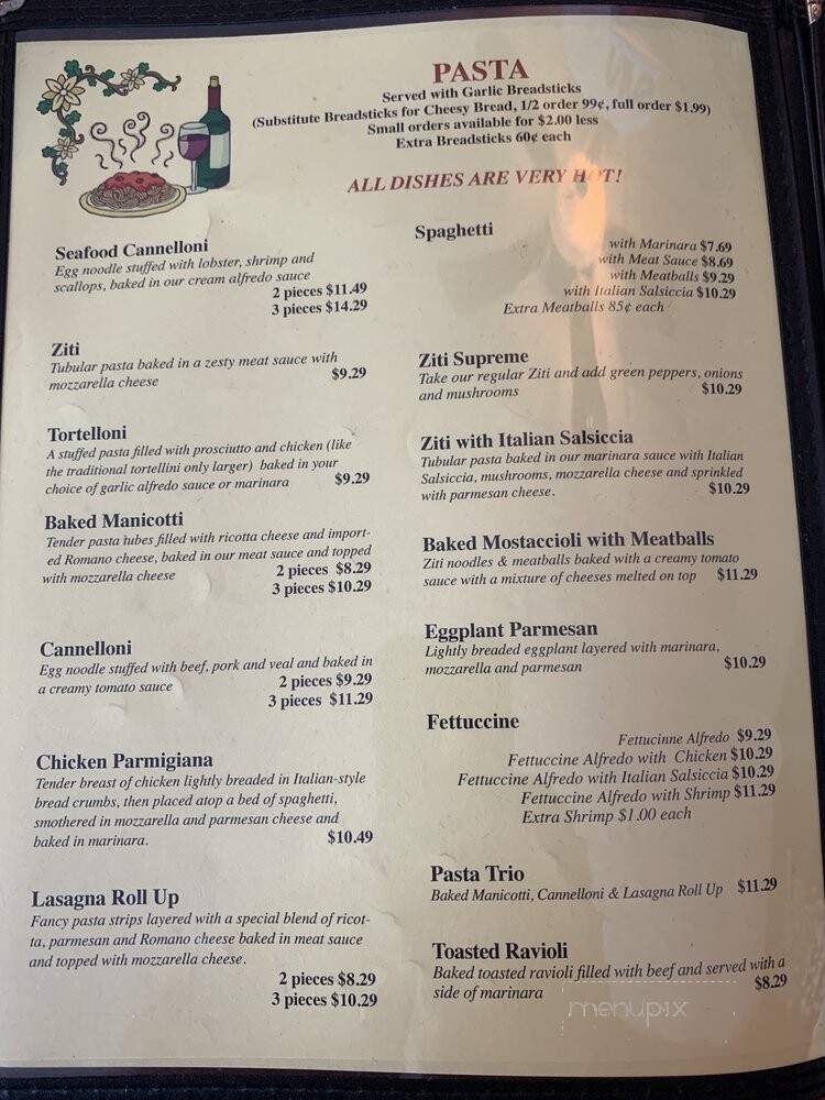 Ugo's Pizzaland - Bevier, MO menu_pic