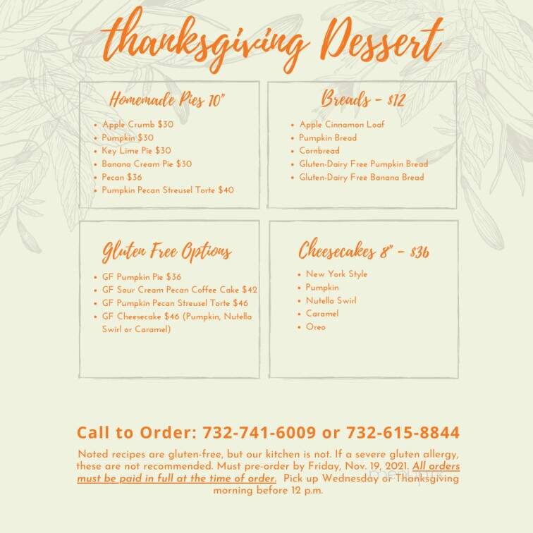 Tavolo Pronto - Fair Haven, NJ menu_pic