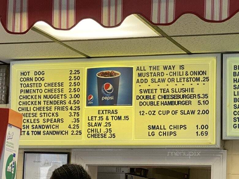 Tony's Ice Cream - Gastonia, NC menu_pic