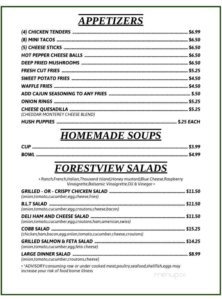 Forest View Restaurant - Linesville, PA
