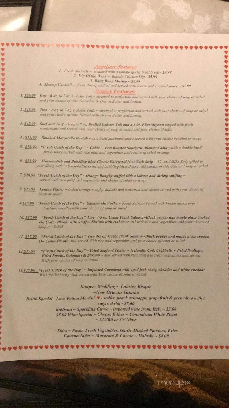 Pugliano's Italian Grill - Plum, PA menu_pic